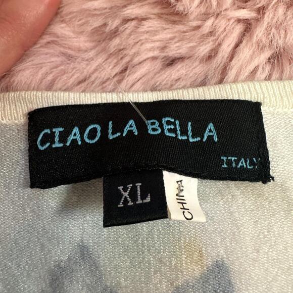 Y2k Ciao La Bella multicolored long sleeve with embellishments. - Picture 8 of 8